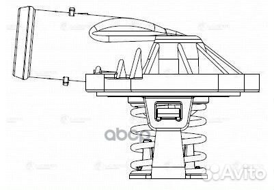 Термостат для а/м VW Touareg (02) /Audi Q7 (06)