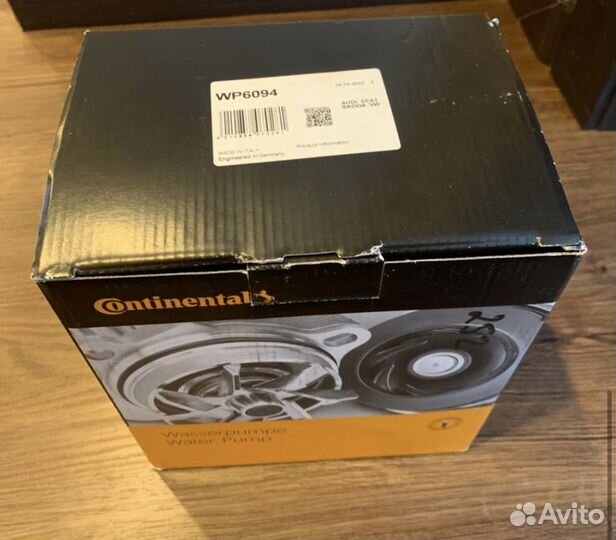 Водяная помпы +ремень на VAG CT 1185