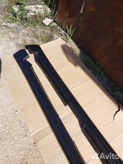 Накладки на пороги ваз 2110 12 11 катран