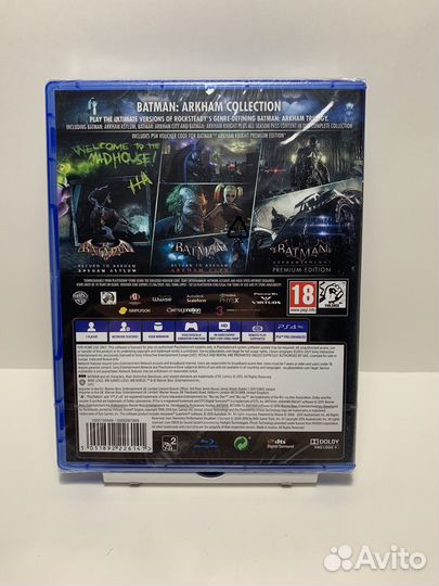 Игры PS4: Batman Arkham night Collection (новая)