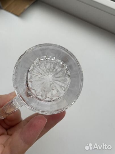 Хрустальные бокалы СССР кружки бочонки 6 шт