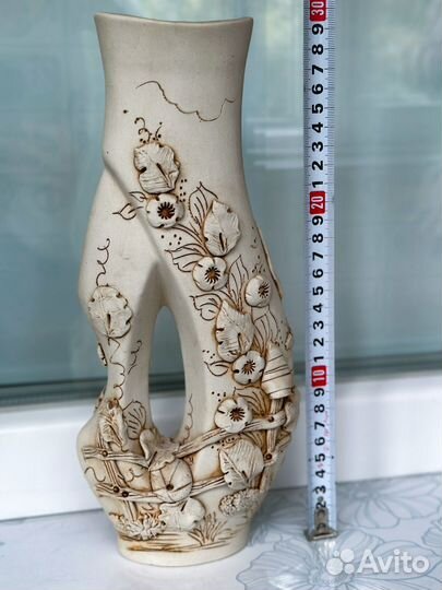 Ваза керамическая (ручной работы) 30см