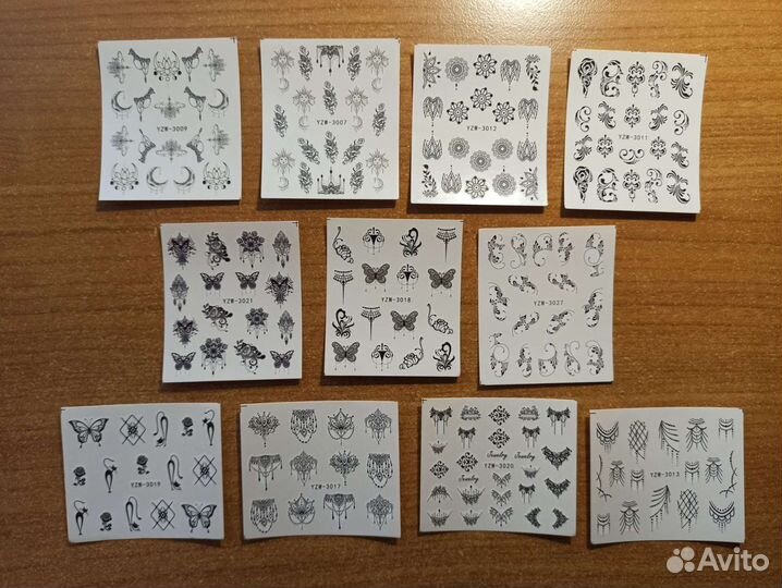 Наклейки на ногти