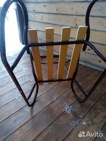 Санки torneo с сидушкой детские