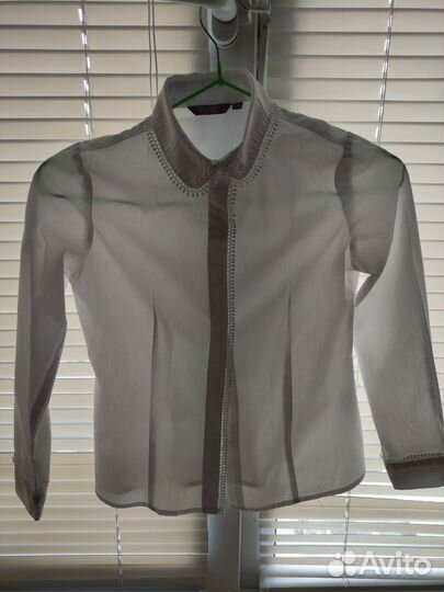 Блузка Белая школьная 134