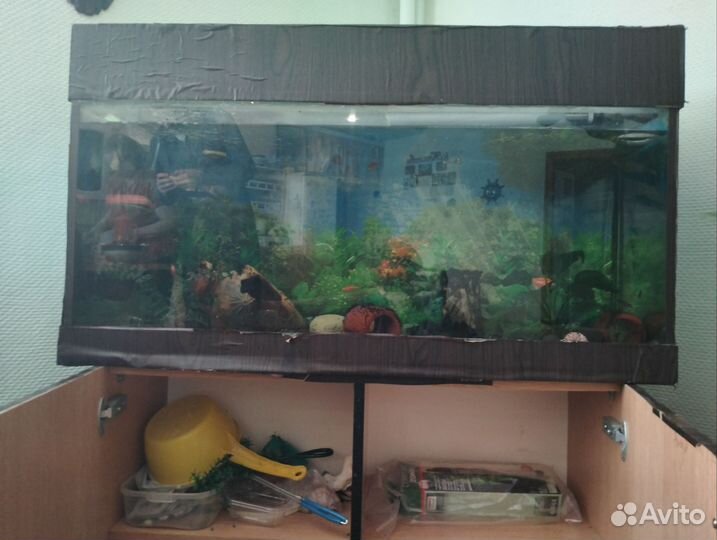 Аквариум с тумбой 100 литров