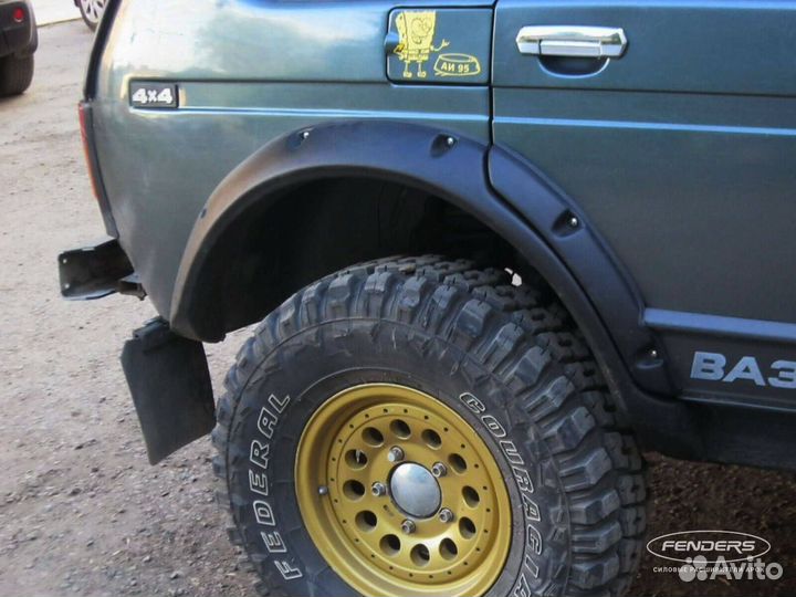 Расширители колесных арок LADA 4X4 5D стандарт