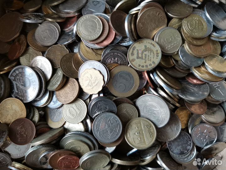 Иностранные монеты килограммами