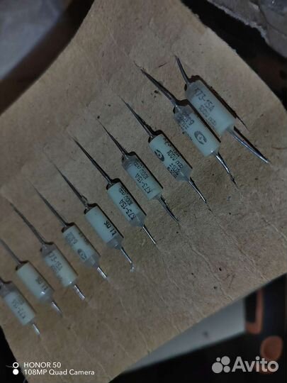 Радиодетали К73 15а. К71-4в