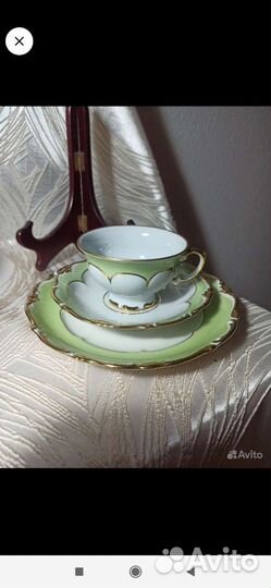 Чайные тройки гдр, винтаж, Германия