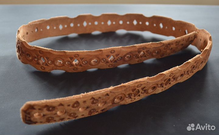 Пояс кожаный