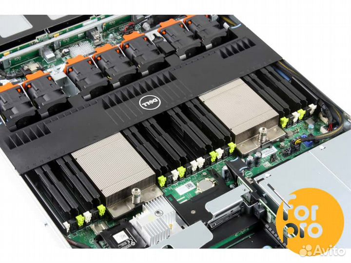 Сервер dell R620 8SFF 2xE5-2643v2 144GB, H710