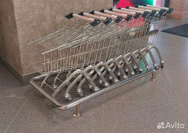 Отбойник для тележек из нержавеющей стали