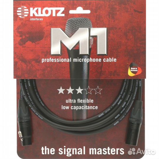 Кабель микрофонный Klotz M1FM1N1500