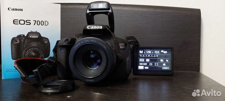 Зеркальный фотоаппарат canon 700d