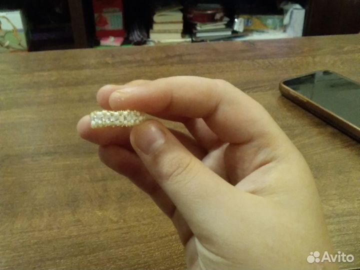 Колечко из бисера