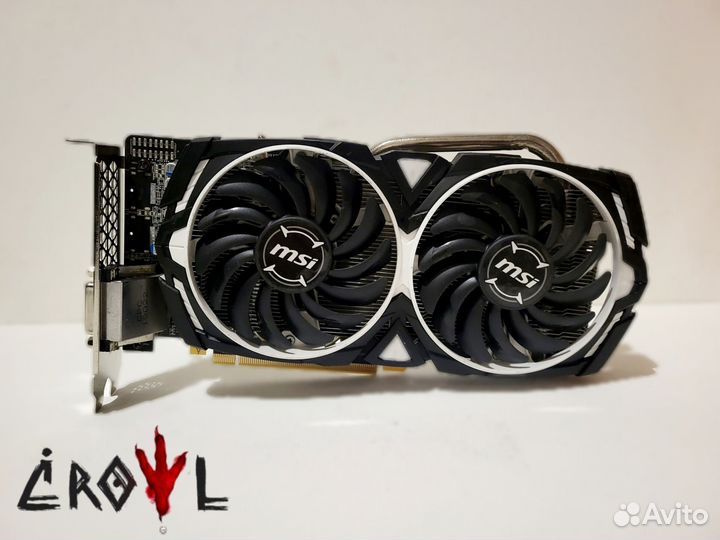 Видеокарта RX580 8GB MSI Armor