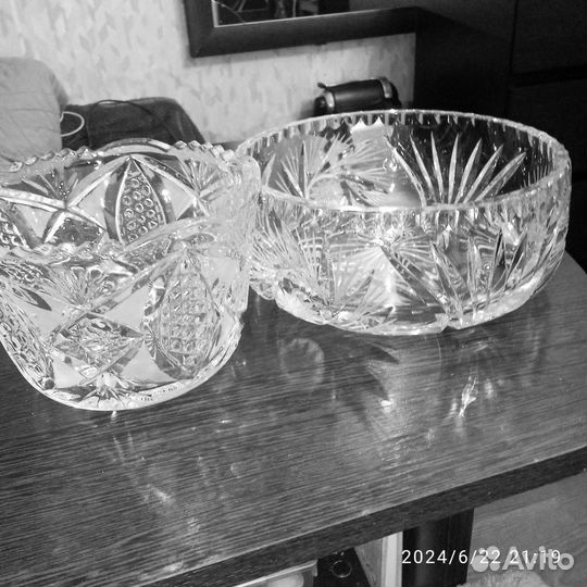 Хрустальные конфетницы СССР