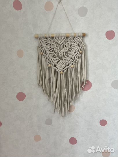 Настенное панно макраме в стиле бохо
