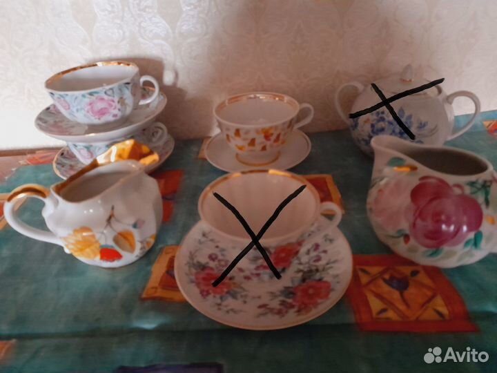 Остатки от тонкого костяного фарфора СССР