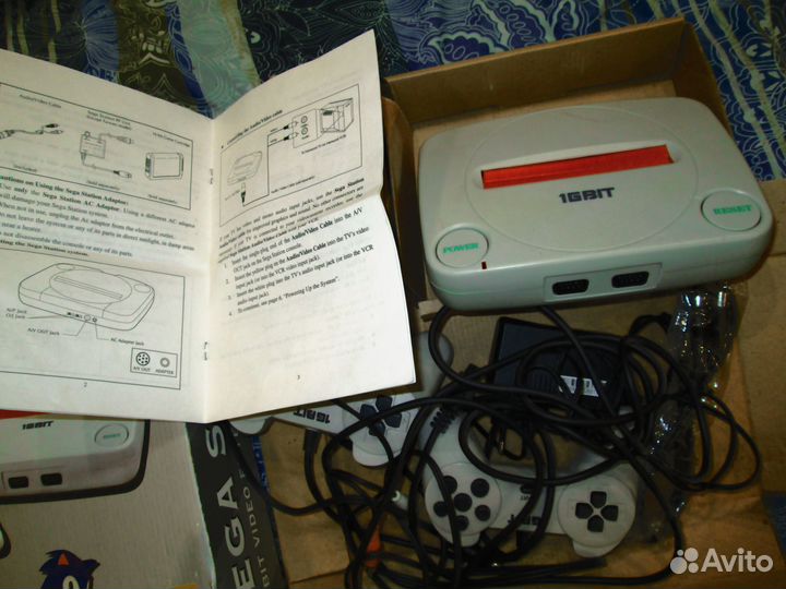Игровая приставка Sega station 16 бит новая
