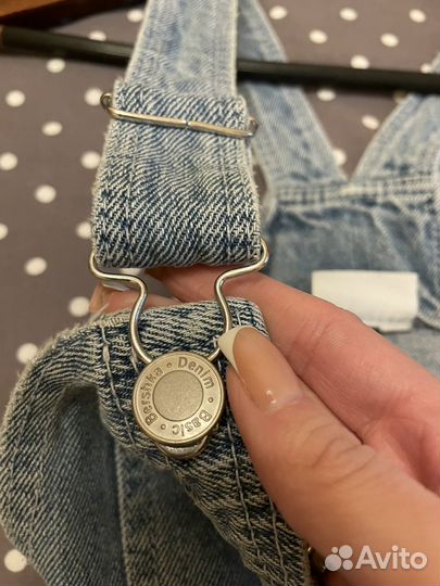 Комбинезон bershka джинсовый