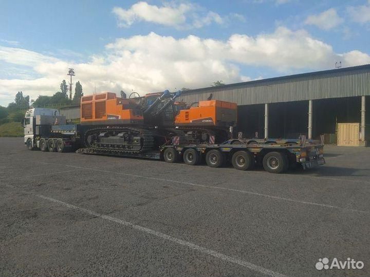 Низкорамный трал перевозка негабарита