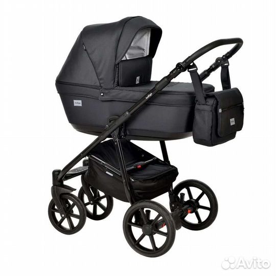 Коляска 2 в 1 эко кожа
