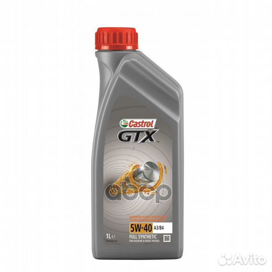 Castrol GTX 5W40 (1L) масло моторное синт acea