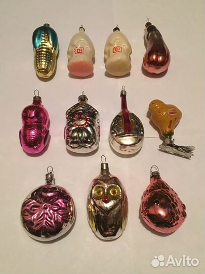 Елочные игрушки СССР