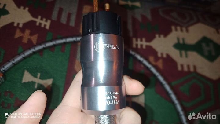 Krell силовой кабель для аудио систем, 1 метр