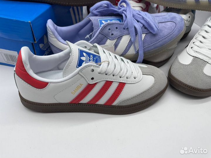 Кроссовки Adidas Originals Samba Og Blue Heart S2