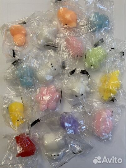 Игрушки брелок соник, сквиши