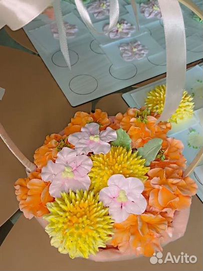 Зефирный букет, коробка