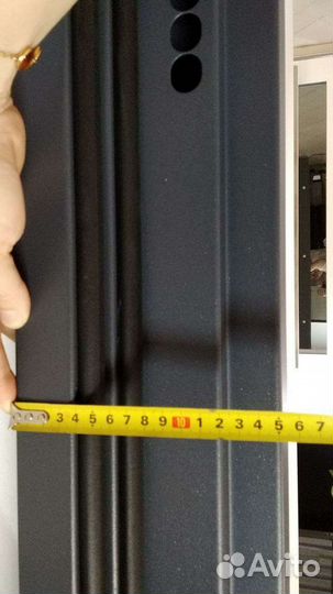 Дверь термо серый муар с установкой