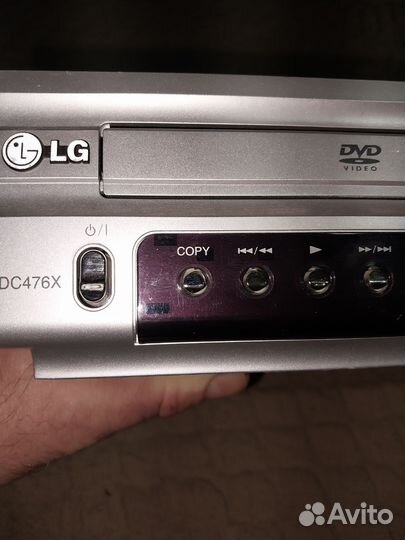 Видеомагнитофон lg комбо