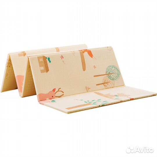 Детский коврик книжка дороги складной, новый