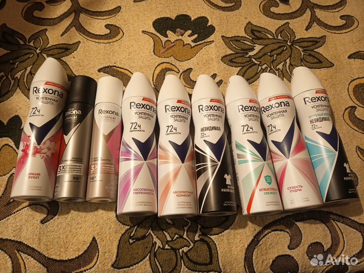 Антиперспирант спрей/ролик Rexona/Nivea