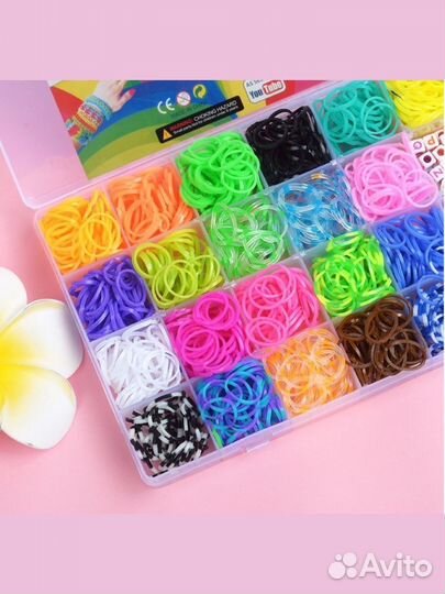 Набор резинок для плетения украшений и браслетов