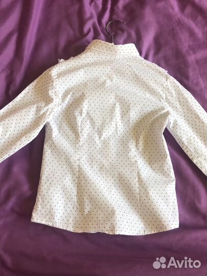 Блузка для девочки школьная