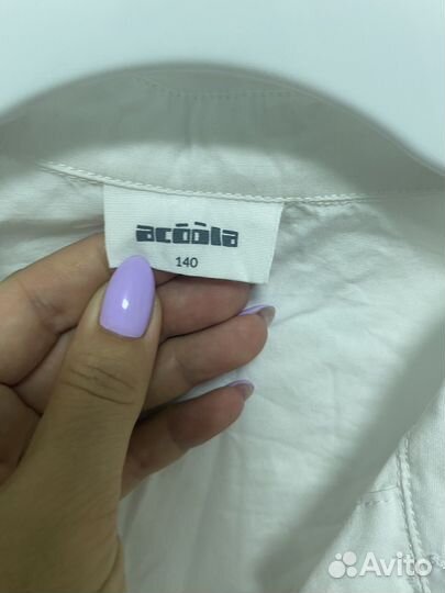 Блузка белая для девочки