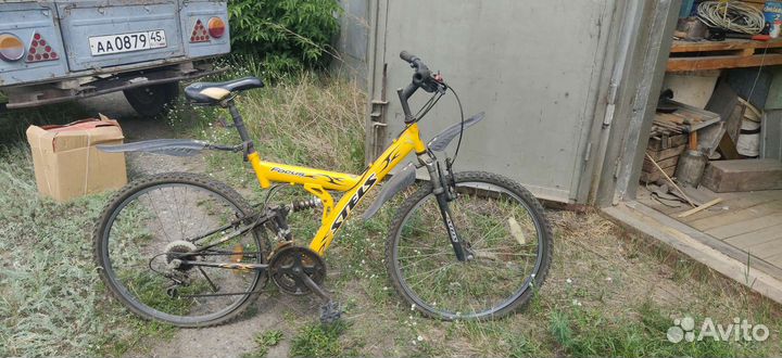 Велосипед бу горный городской двухподвес