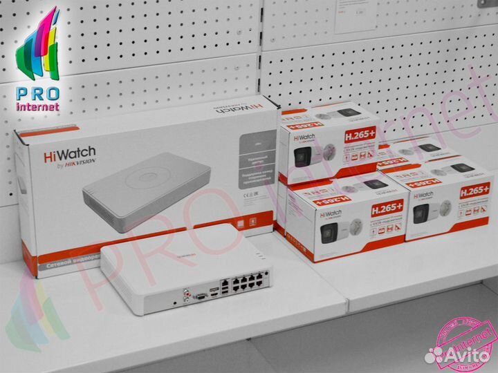 IP-камеры HiWatch 4MP с видеорегистратором