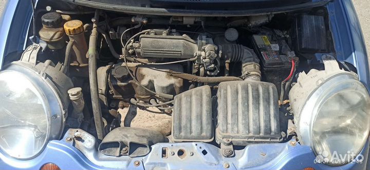 Daewoo Matiz 0.8 МТ, 2007, битый, 89 000 км