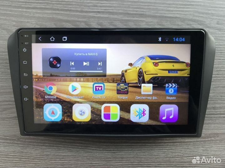 Магнитола Mazda 3 1 BK с камерой заднего вида