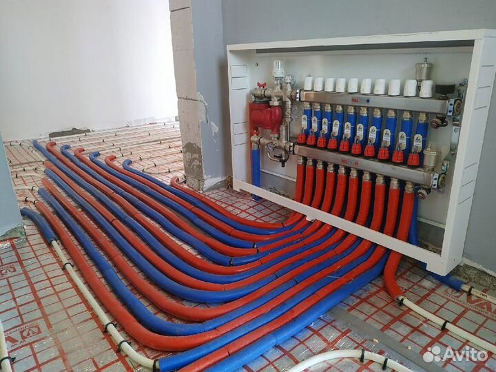 Монтаж теплого пола