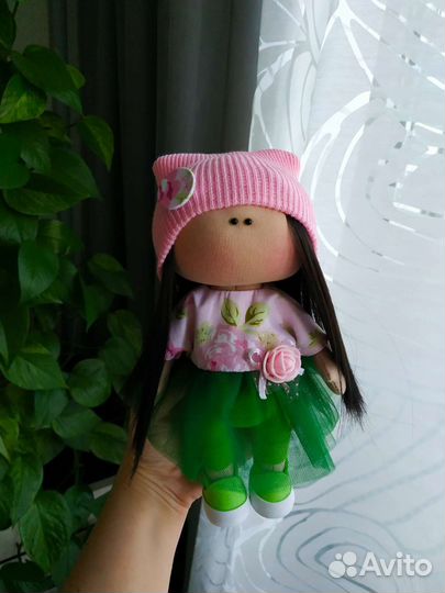 Интерьерные текстильные куколки ручной работы