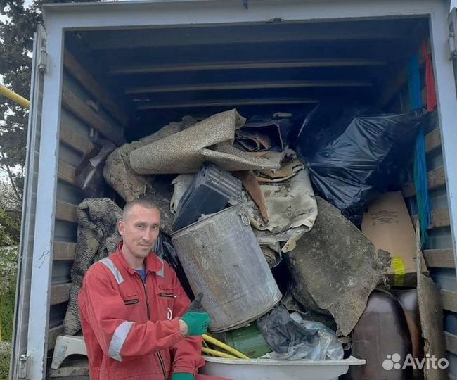 Вывоз мусора на газели