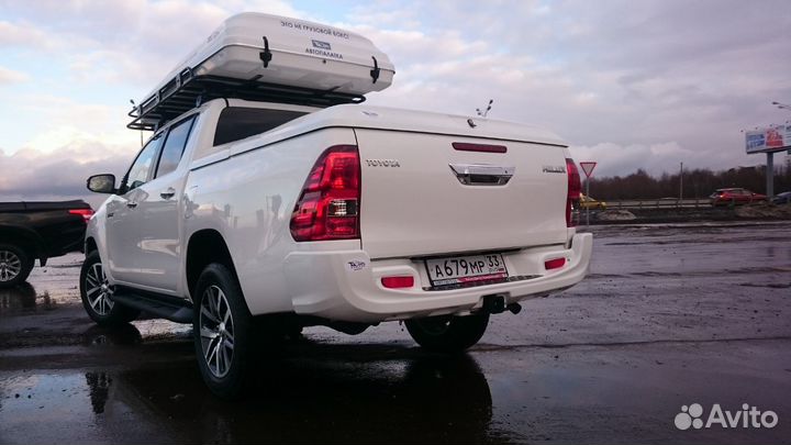 Бампер авс-Дизайн задний с квадратом под дополните