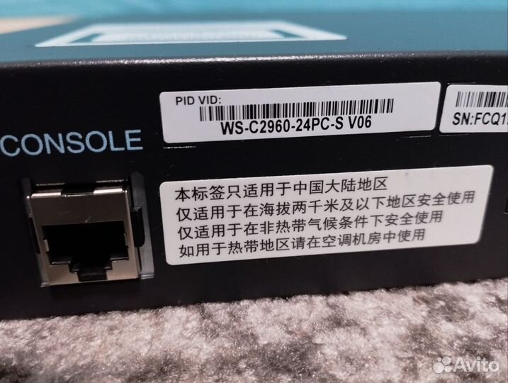 Коммутатор Poe Cisco 2960-24порта